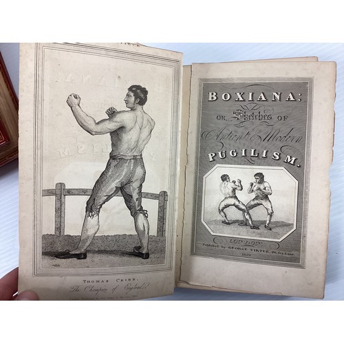 1000 - Boxing Memorabilia BOOKS: Boxiana: or Sketches of Ancient and Modern Pugilism, From the days of the ... 