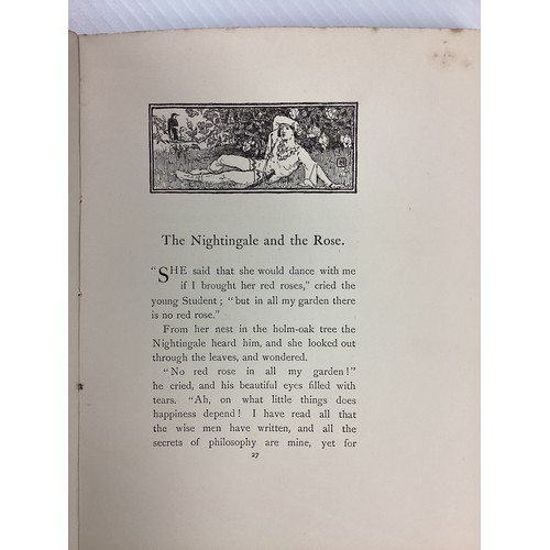 1010 - The Happy Prince and Other Tales, Oscar Wilde, Walter Crane and Jacomb Hood, David Nutt, 1888, First