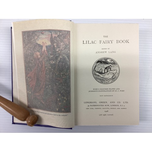 1014 - The Lilac Fairy Book, Edited by Andrew Lang, H J Ford, Longmans, Green and Co, 1928; The Brown Fairy... 