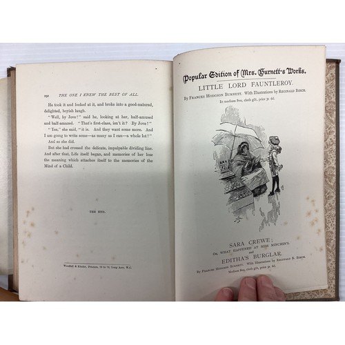 1015 - The One I knew The Best of All by Frances Hodgson Burnet, illustrated by R b Birch 1893;  and The Ca... 