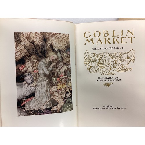 1006 - Goblin Market, Christina Rossetti, Arthur Rackham, George G Harrap, 1933, Limited numbered first,In ... 