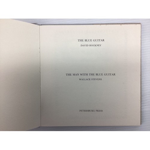 1033 - The Blue Guitar, Wallace Stevens, David Hockney, Petersburg Press,1977, First