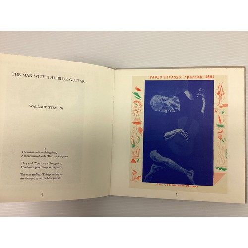 1033 - The Blue Guitar, Wallace Stevens, David Hockney, Petersburg Press,1977, First