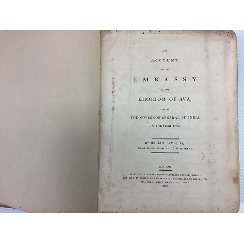 1036 - An Account of an Embassy to the Kingdom of Ava, sent by the Governor General of India in the Year 17... 