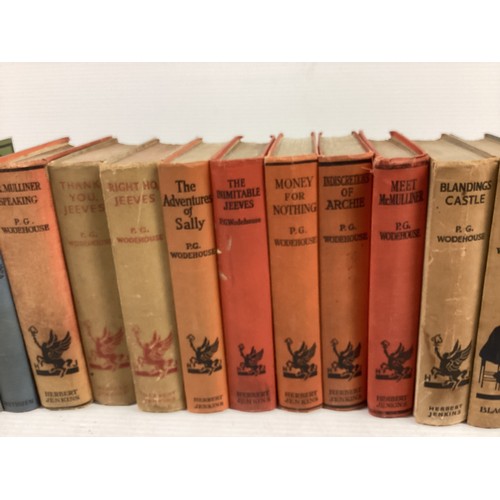 1029 - A quantity of P.G. Wodehouse books: The Small Bachelor,,Methuen & Co. Ltd.London; Ice in the Bedroom... 