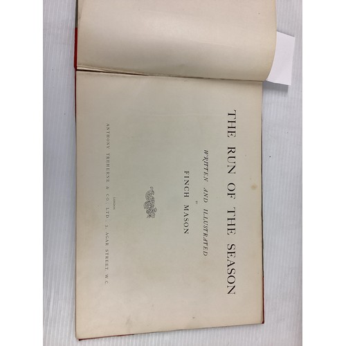 1055 - Slippers ABC of Fox hunting, 1903; by Somerville together with Sporting by Nimrod. A Patricks day hu... 