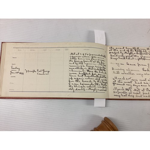 1058 - Sampson's Hunting Diary for  Fort George Beagles  Oct 14th 1893.