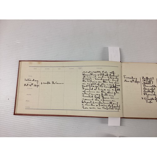 1058 - Sampson's Hunting Diary for  Fort George Beagles  Oct 14th 1893.