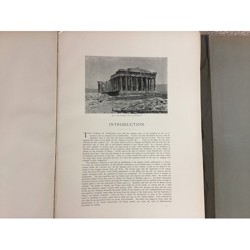 1074 - British Museum Sculptures of the Partheon, London 1910, large folio with original cover