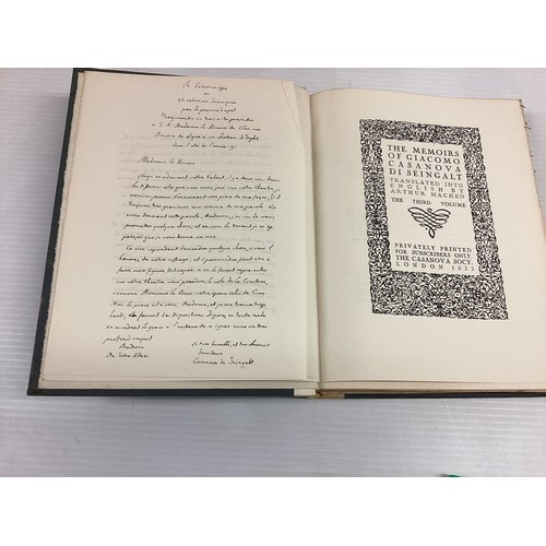 1042 - The Memoirs of Giacomo Casanova Di Seingalt 12 Volumes, Translated into English by Arthur Machen, Th... 