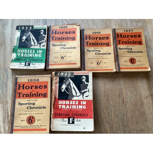 1081 - A quantity of Horses in Training , 1950s, 1980s, 1970s,  and later. Various