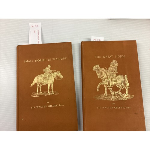 1057 - A collection of books of Equine and Country and Dog interest, to include: G J Whyte-Melville: Uncle ... 