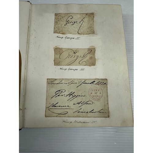 300 - A unique and extensive Autograph book, of 41 pages of signatures, and numerous loose letters, invita... 