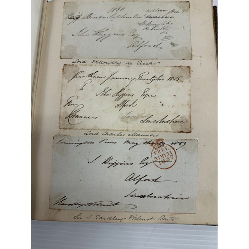 300 - A unique and extensive Autograph book, of 41 pages of signatures, and numerous loose letters, invita... 