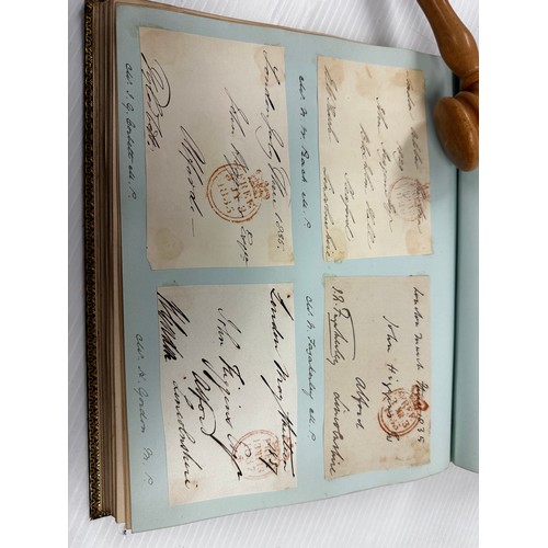 300 - A unique and extensive Autograph book, of 41 pages of signatures, and numerous loose letters, invita... 