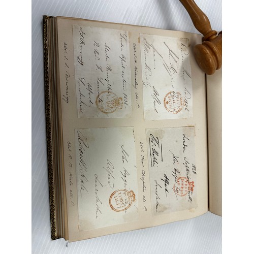 300 - A unique and extensive Autograph book, of 41 pages of signatures, and numerous loose letters, invita... 