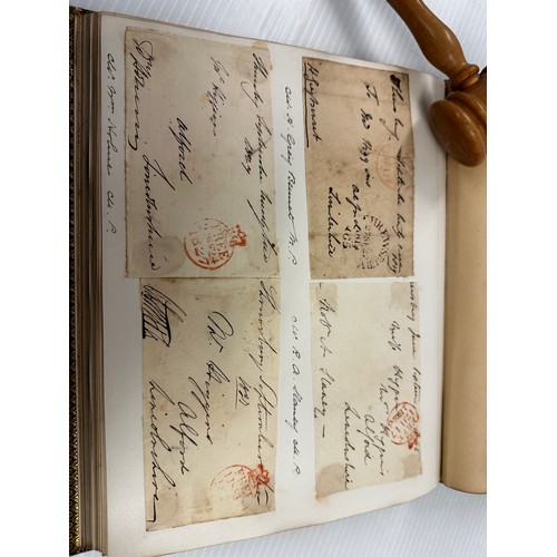 300 - A unique and extensive Autograph book, of 41 pages of signatures, and numerous loose letters, invita... 