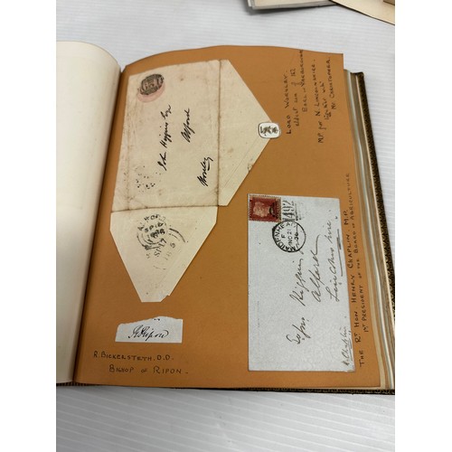 300 - A unique and extensive Autograph book, of 41 pages of signatures, and numerous loose letters, invita... 