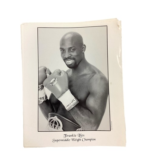 447 - A large collection of Boxing memorabilia relating to Frankie Liles. Super middleweight Champion. Con... 