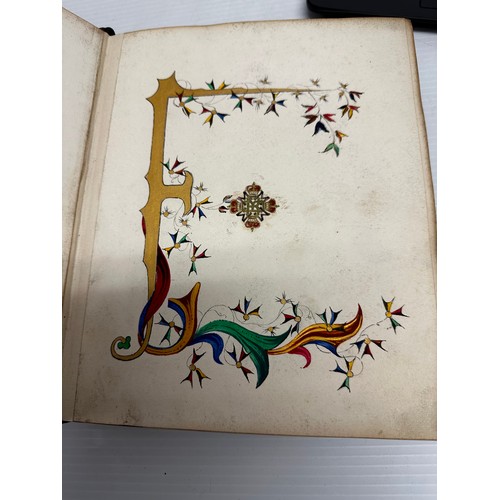 301 - A unique and extensive collection of C19th and C20th albums,  containing family and heraldic crests ... 