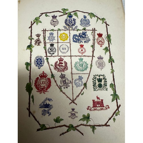 301 - A unique and extensive collection of C19th and C20th albums,  containing family and heraldic crests ... 