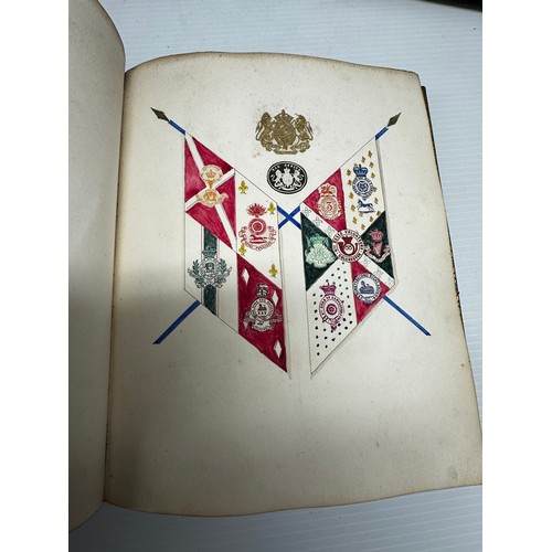 301 - A unique and extensive collection of C19th and C20th albums,  containing family and heraldic crests ... 