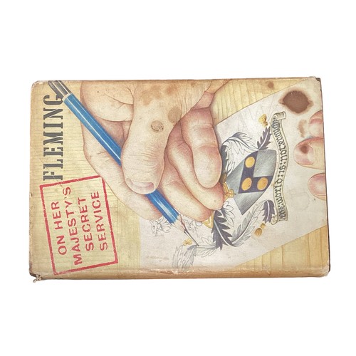 1087 - Ian Fleming 'On Her Majesty's Secret Service' in original dust cover.  Wear to dust cover Commensura... 