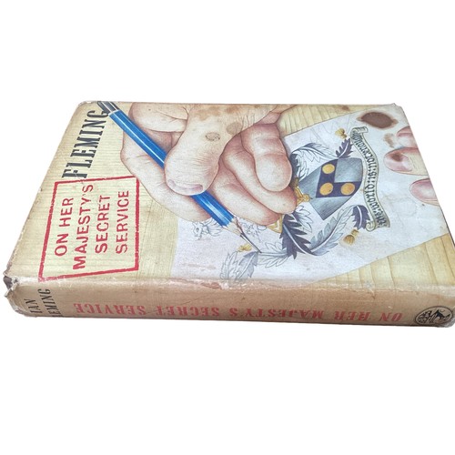 1087 - Ian Fleming 'On Her Majesty's Secret Service' in original dust cover.  Wear to dust cover Commensura... 