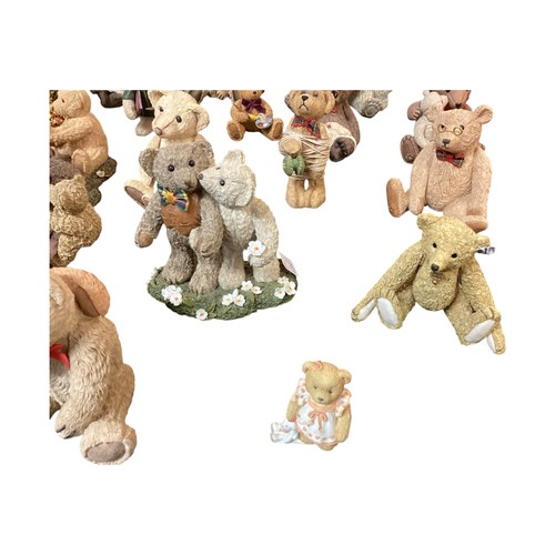 435 - Collection of Beau bears ceramic ornaments, together with other ceramic and resin models of bears, n... 