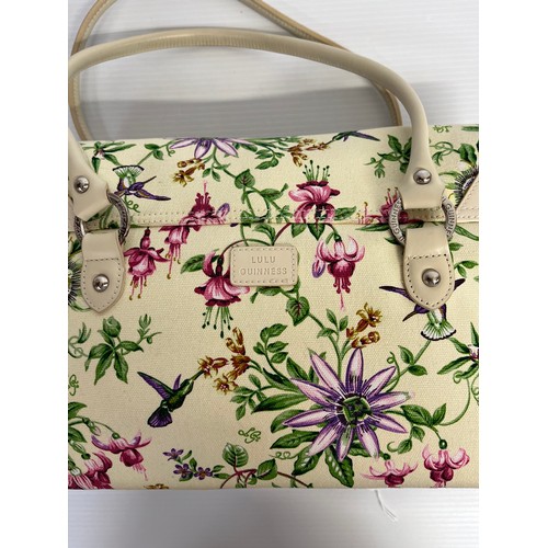 270 - LULU GUINESS, ladies floral handbag, with dust jacket, some minor used wear, see images