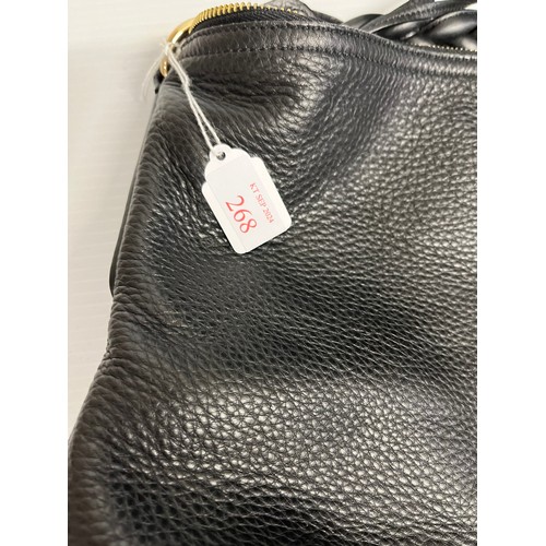 268 - MULBERRY, ladies black shoulder bag, with original dust bag, original shopping bag, and envelope wit... 