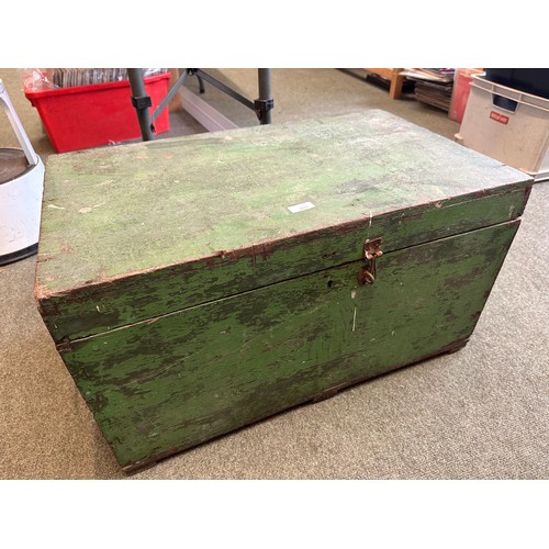 367 - A vintage tool chest containing numerous vintage tools. sold as seen. See photos.