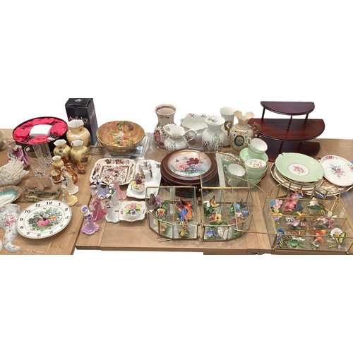 386 - A large mixed collection of china to include Masons, Aynsley, some boxed.