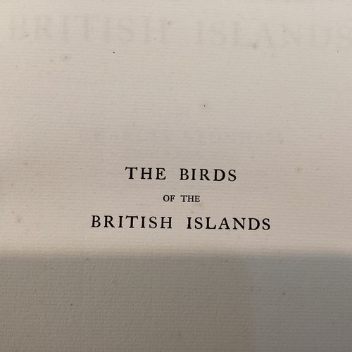 393 - Charles Stonham. The Birds of The British Isles. Illustrated by Lilian Medland. London Grants Richar... 