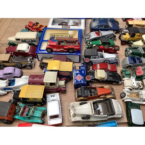 389 - A large collection of model cars, makers Lesney, Triang,  Corgi , matchbox and some modern boxed and... 