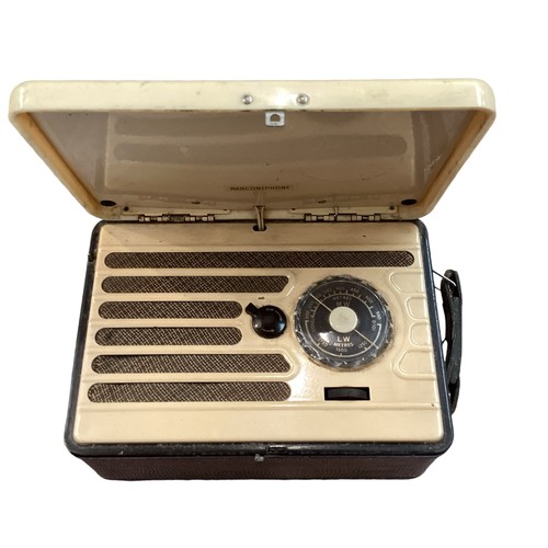 390 - A boxed MiniCine projector, a pair of Ross of London binoculars, a box Brownie camera , barometer an... 