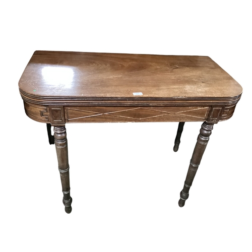 565 - Seven pieces of period and later furniture for restoration, Georgian Mahogany side table with drawer... 