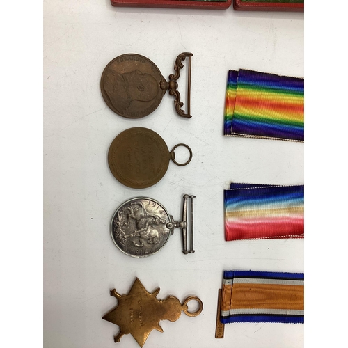 204 - A collection of World war I medals to Captain CH Ker, together with an Edward VII Tibet 1903-1904 me... 