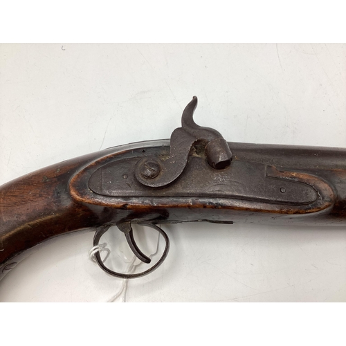 208 - An 18th century percussion cap belt pistol 7