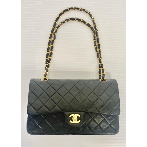 250 - CHANEL classic double flap handbag  Condition: general wear and marks to leather, see all images. 25... 