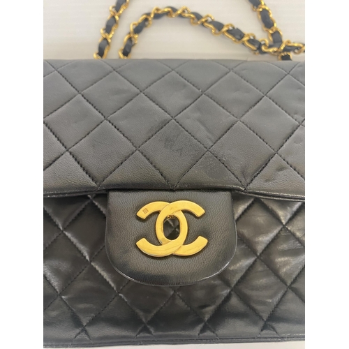 250 - CHANEL classic double flap handbag  Condition: general wear and marks to leather, see all images. 25... 