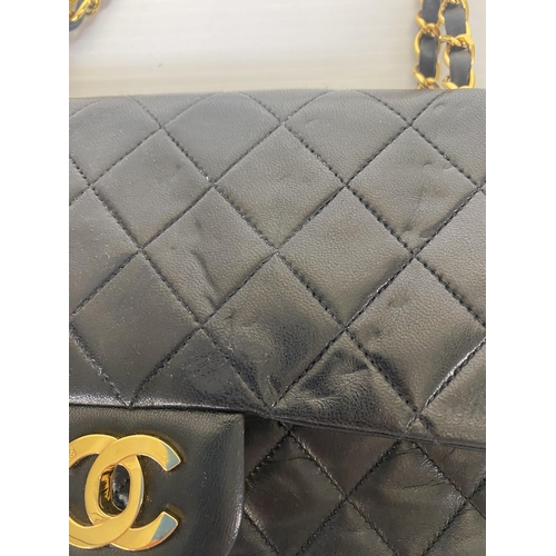 250 - CHANEL classic double flap handbag  Condition: general wear and marks to leather, see all images. 25... 