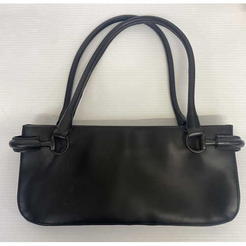 251 - GUCCI, black shoulder bag, number 101345001013, and a Gucci dust cover bag Condition, some wear, see... 