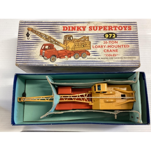 424 - A collection of six boxed Dinky toy trucks and cars to include Guy Flat truck No51, Austin Taxi No25... 