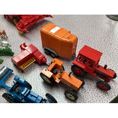 425 - A collection of Britains model toys all farm related mostly dated 1970s.