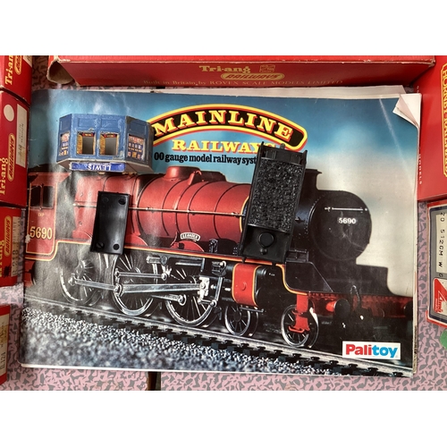 426 - A collection of Triang and Lima model trains and equipment , mostly boxed.