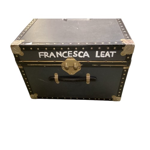 176 - A traditional school trunk /storage trunk, in used condition, sold as seen