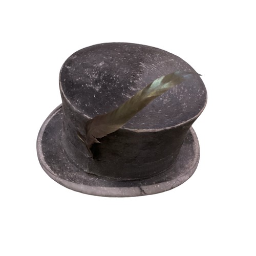 182 - A Lock & Co gents brown Trilby, large (in good condition), and a Herbert Johnson small black Trilby ... 