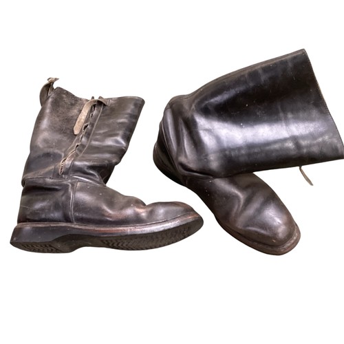 188 - Three pairs of Gents leather boots: - a pair of Maxwell of Dover Street long brown leather boots wit... 