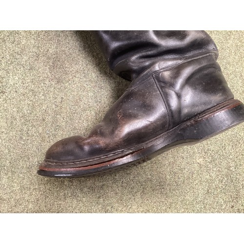 188 - Three pairs of Gents leather boots: - a pair of Maxwell of Dover Street long brown leather boots wit... 